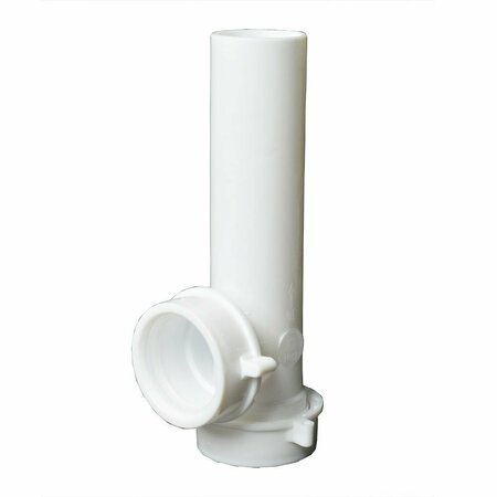 THRIFCO PLUMBING 1-1/2 Inch Plastic Tubular E.O Slip Joint Tee W/ Baffle 4401655